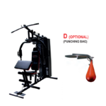 Fitking G 300D Multi Function Home Gym with Punching Bag - Strength Exercise Equipment