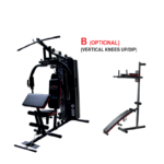 Fitking G 300B Multi Function Home Gym with Vertical Knees Up/Dip | Strength Exercise Equipment